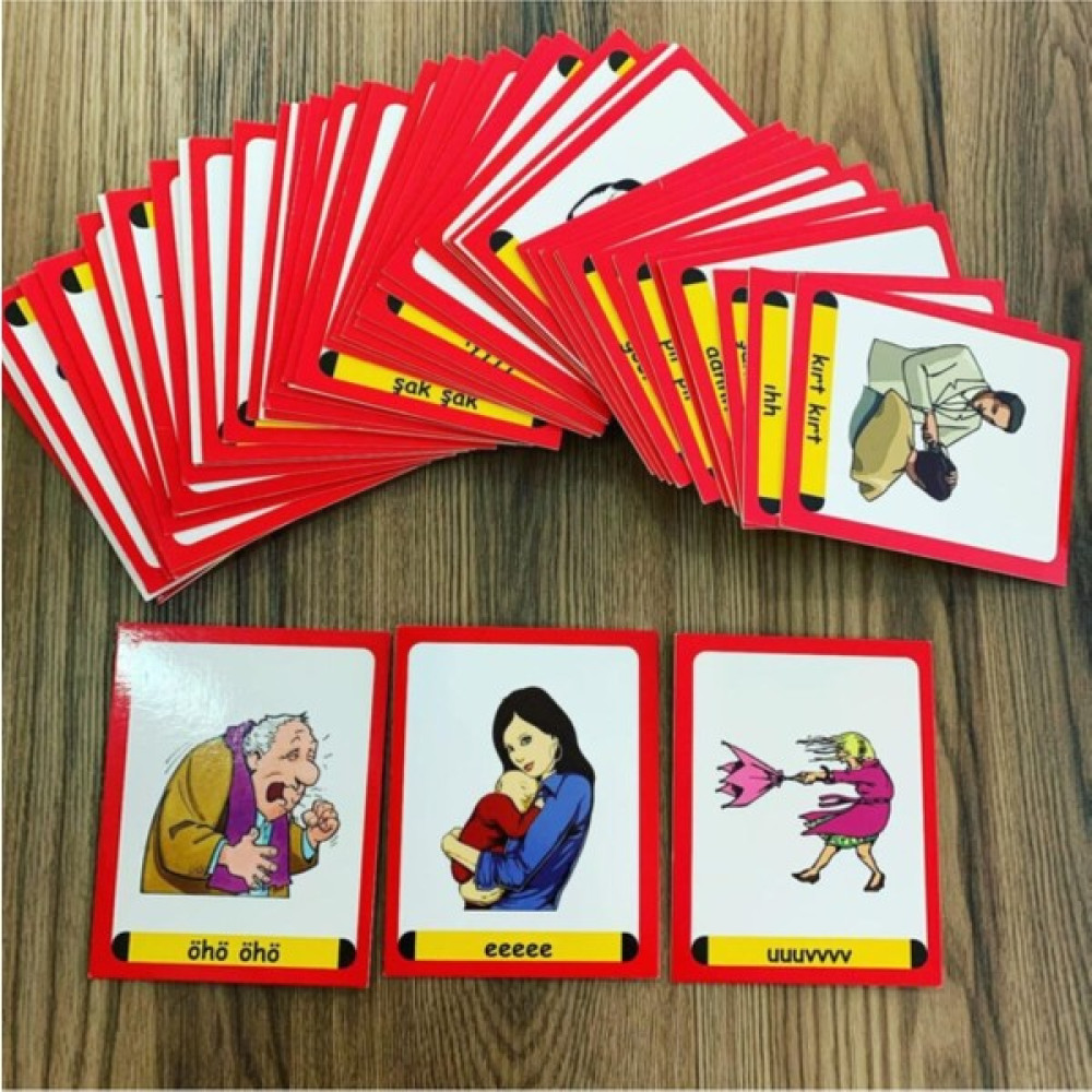 Yuka Kids Ses ve Taklit Kartları Özel Eğitim Yukakids - Renkli Bebek Oyuncakları Fiyatı
