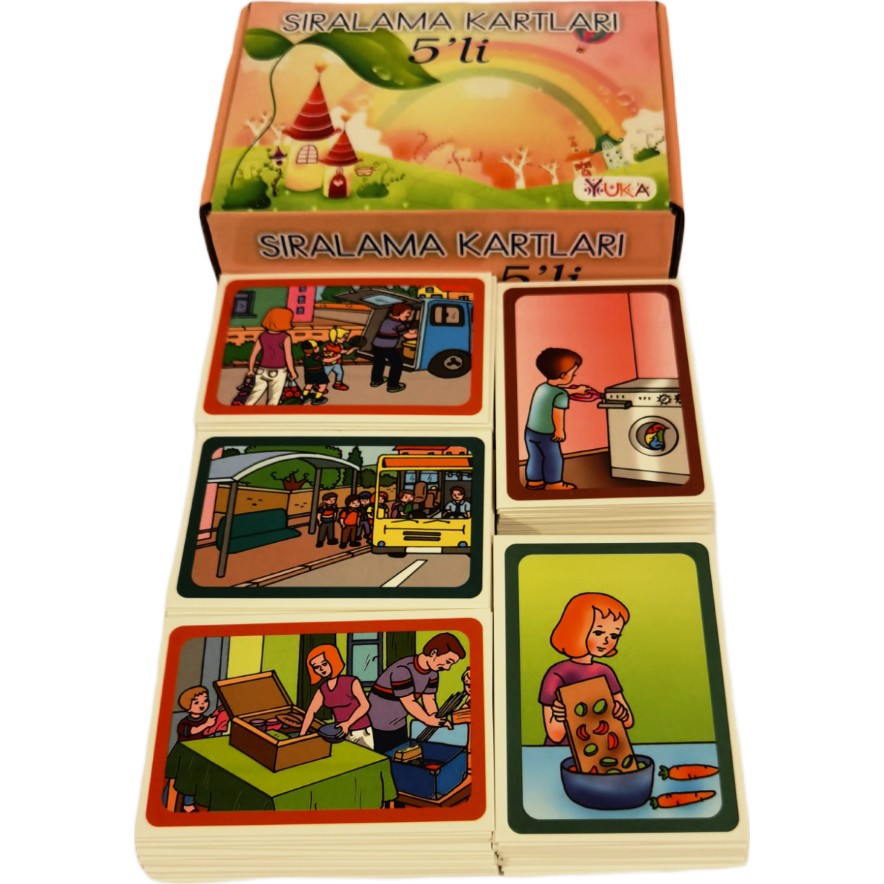 Yuka Kids Sıralama Kartları 5’li Diğer Fiyatı