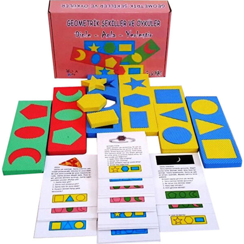 Yuka Kids Yayıncılık Geometrik Şekiller Öyküler 3 - 6 Yaş Eğitici Oyuncak Fiyatı