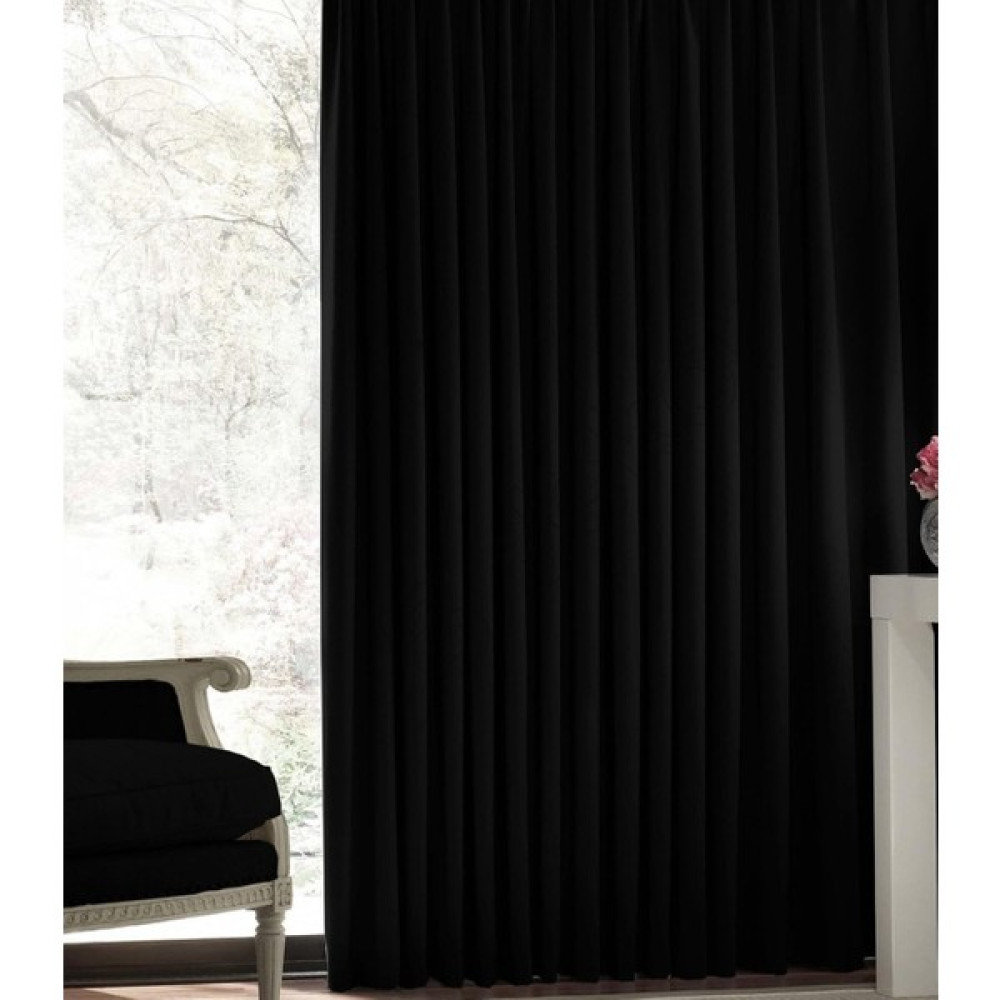 Yukahome Siyah Blackout Fon Perde - 100 x 260 cm Fon Perde Fiyatı