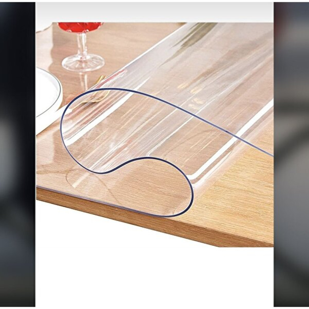Yüksel Halı Mefruşat Şeffaf Kalın Masa Örtüsü 1.7 mm 90 cm - 90 x 90 cm Masa Örtüsü Fiyatı