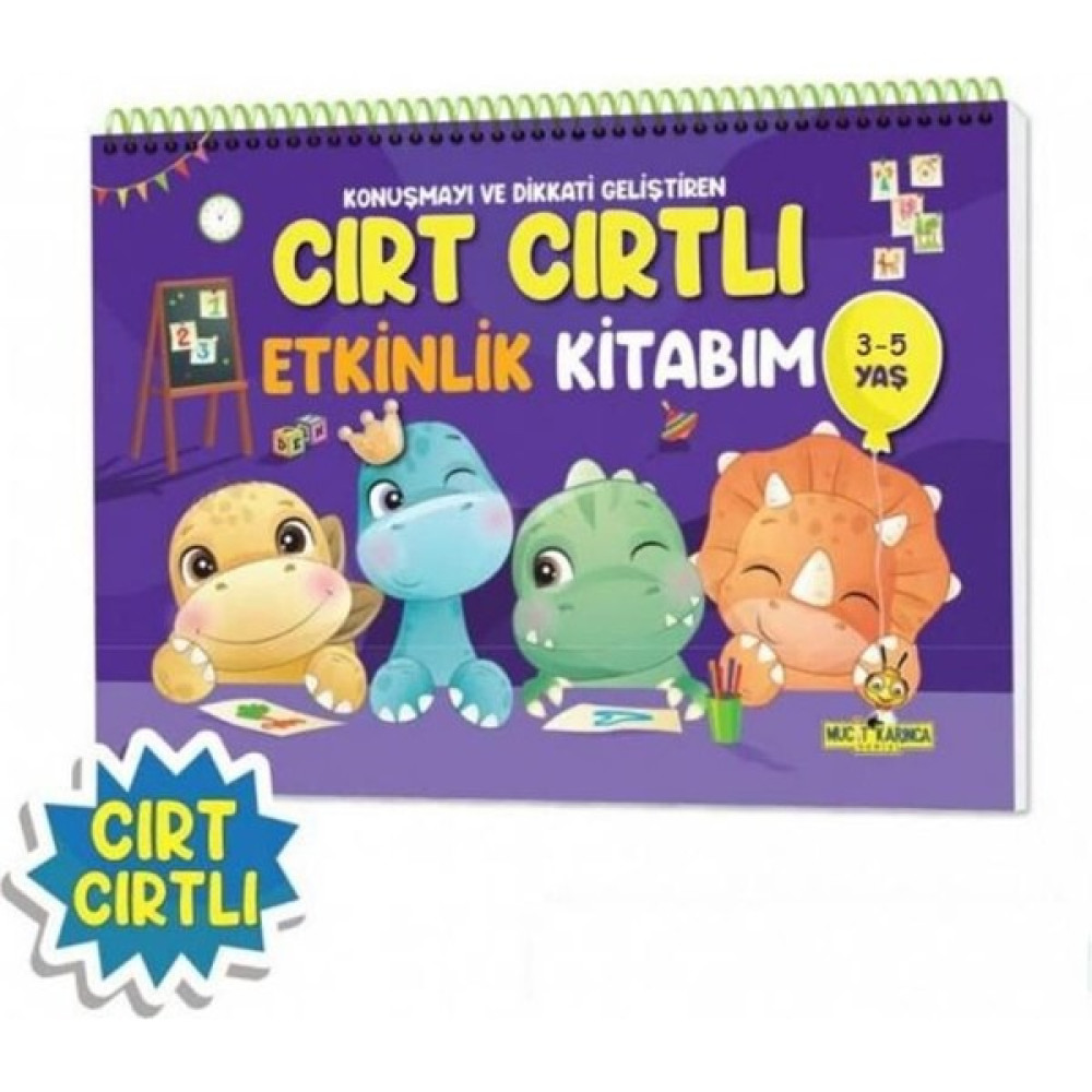 Yükselen Zeka Cırt Cırtlı Etkinlik Kitabım:3-5 Yaş Okul Öncesi Eğitici & Öğretici Kitaplar Fiyatı