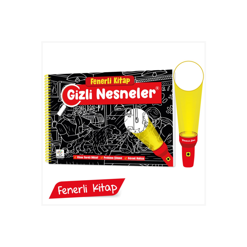 yükselen zeka Fenerli Kitap Gizli Nesneler Aktivite & Eğitici Kitaplar Fiyatı