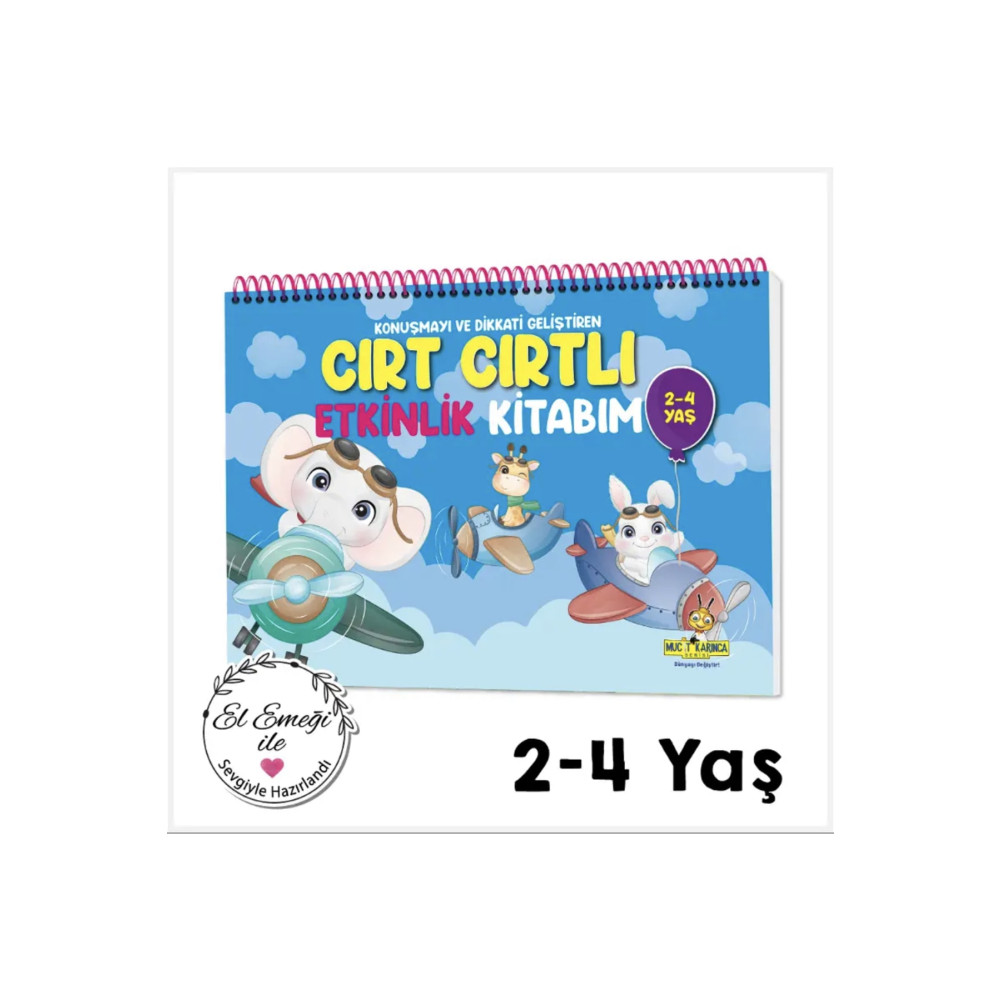 yükselen zeka Konuşma Ve Dikkati Geliştiren 2-4 Yaş Cırt Cırtlı Etkinlik Kitabım Aktivite & Eğitici Kitaplar Fiyatı
