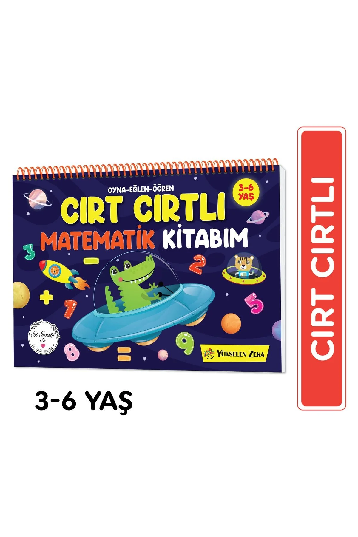 Yükselen Zeka Yayınları 3-6 Yaş Cırt Cırtlı Matematik Kitabım" Aktivite & Eğitici Kitaplar Fiyatı