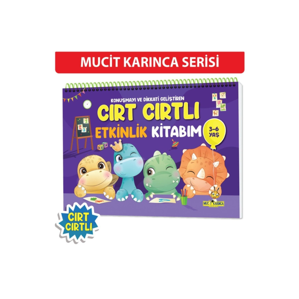 Yükselen Zeka Yayınları Cırt Cırtlı Etkinlik Kitabım: 3-5 Yaş Aktivite & Eğitici Kitaplar Fiyatı