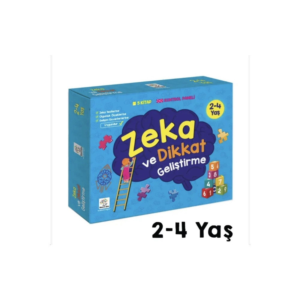 Yükselen Zeka Yayınları Zeka ve Dikkat Geliştirme Seti 2-4 Yaş Aktivite & Eğitici Kitaplar Fiyatı