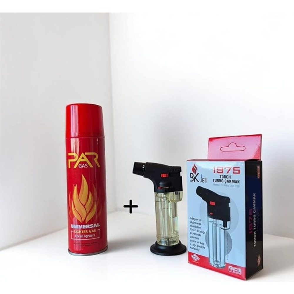 Yükseloğlu Store 1975 Torch Turbo Çakmak ve Pargas Ekstra Saflaştırılmış Bütan Çakmak Gazı Çoklu Nozullu 270ML Çakmak Fiyatı