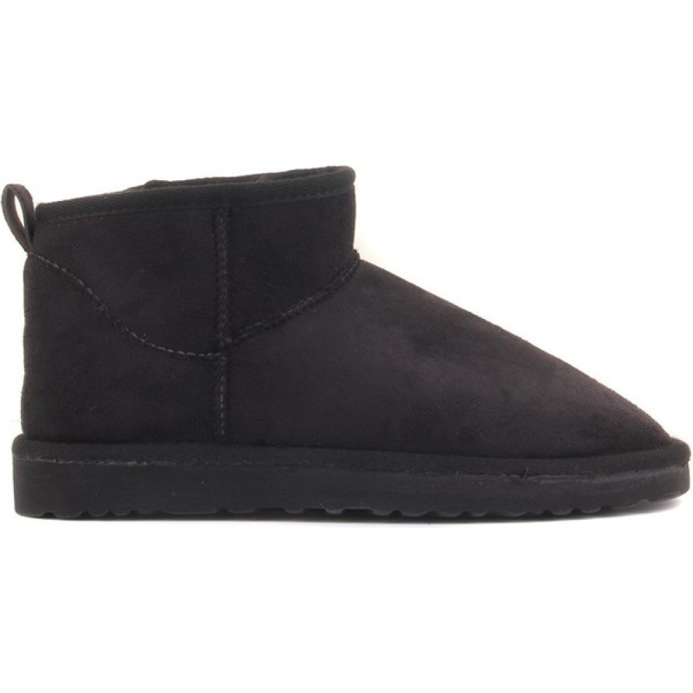 Yula Fashion Shoes Mini Siyah Süet Içi Kürklü Kalın Ince Kadın Bot Kadın Botları Fiyatı