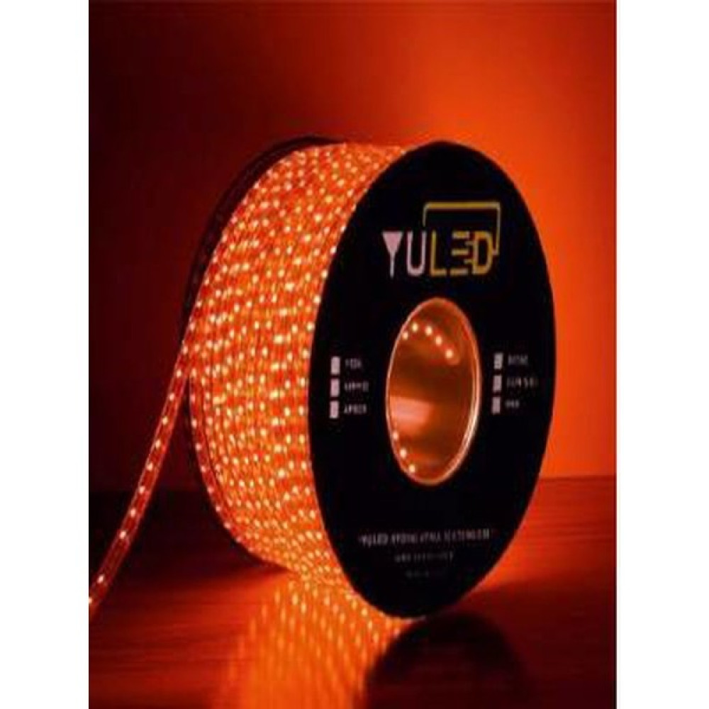 Yuled 1 Metre 220V Silikonlu Yapışkanlı 10 cm Kesimli Hortum Şerit LED Kırmızı Led Aydınlatmalar Fiyatı