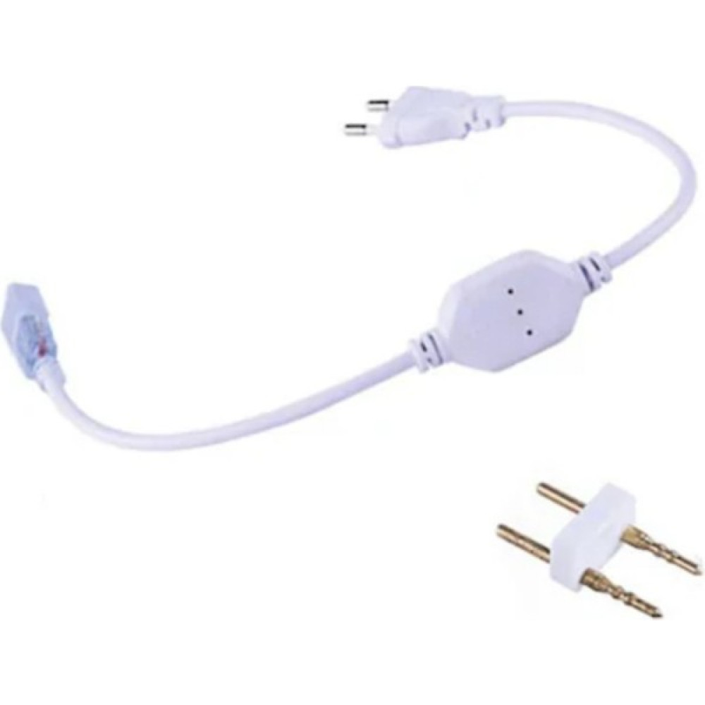 Yuled Neon Şerit LED Fişi - 1 m - Beyaz Led Aydınlatmalar Fiyatı