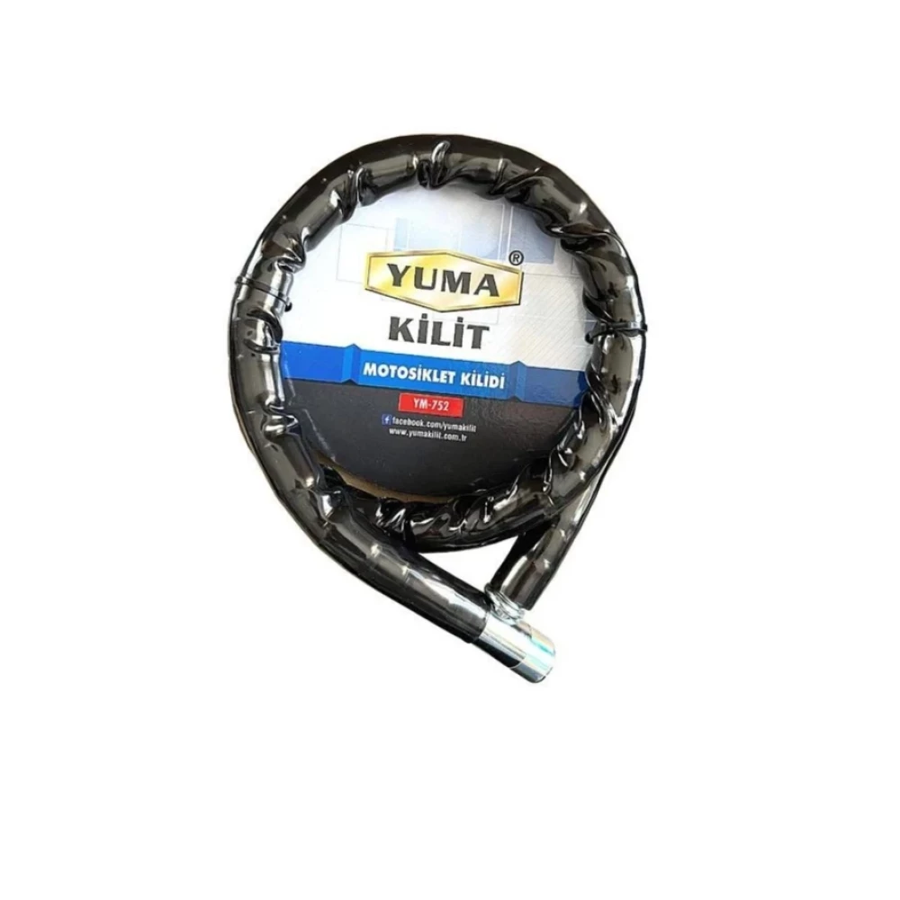 Yuma Ym-752 Motorsiklet Kilidi Anahtarlı Körüklü Siyah ( Boy : 120Cm-Çap : 22Mm) Kondisyon Bisikletleri Fiyatı