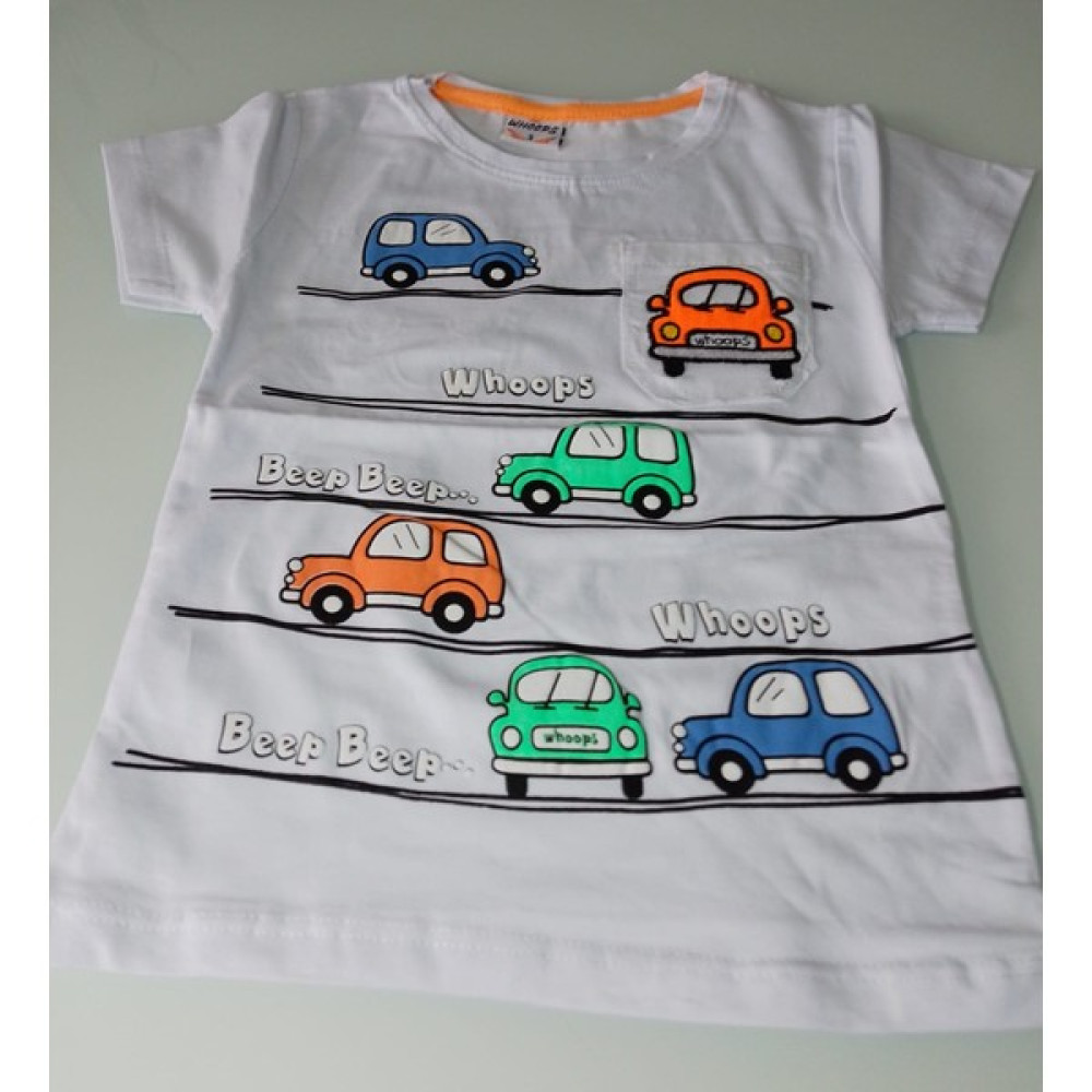 Yumak Erkek Çocuk Araba Desenli Tişört Erkek Çocuk T-shirt Fiyatı
