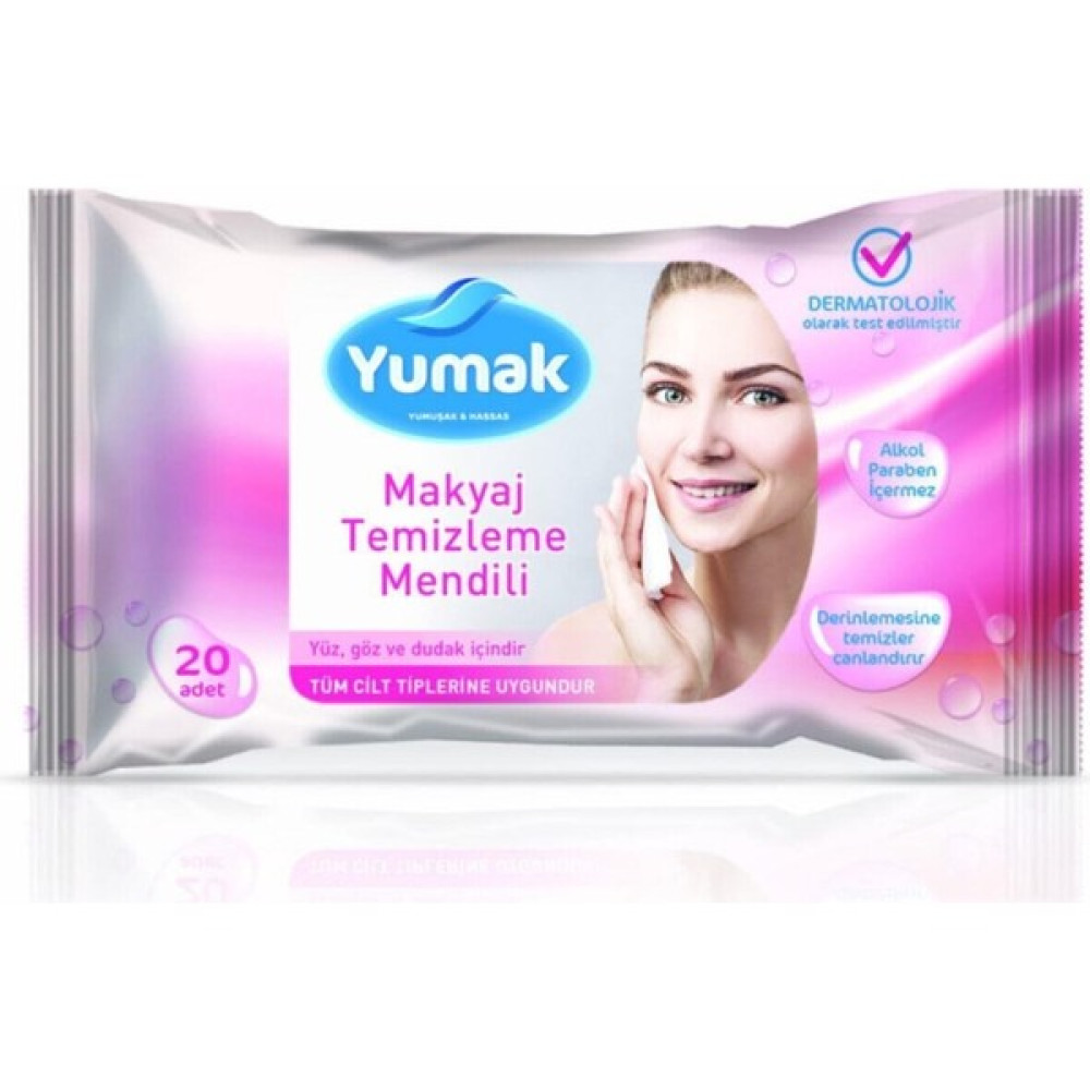Yumak Makyaj Temizleme Mendili 20 Adet Oto Boyaları Fiyatı
