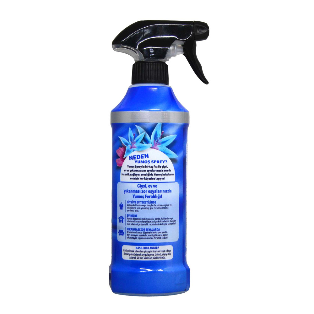 Yumoş Çamaşır Kokusu Sprey 450 ml Lilyum