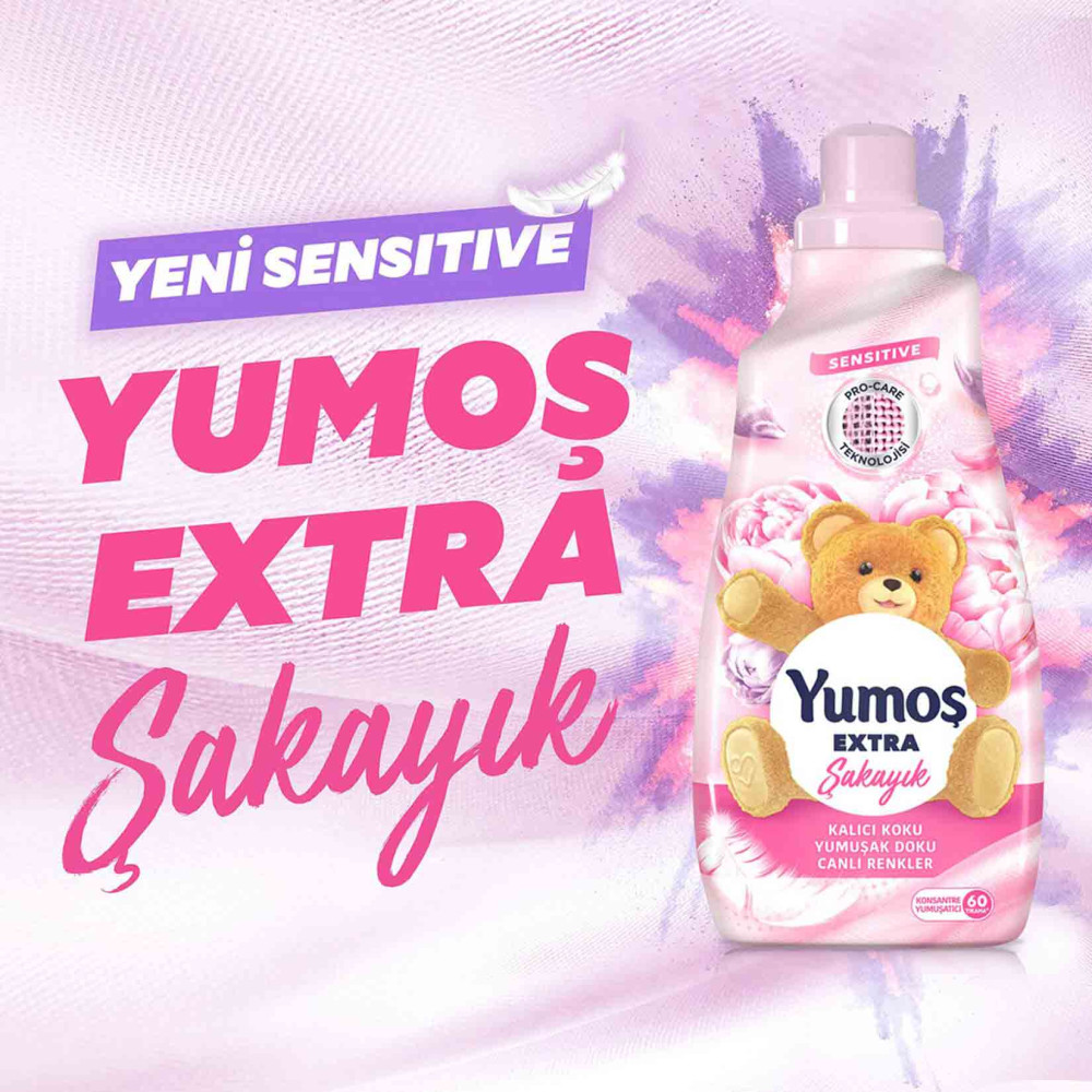 Yumoş Extra Çamaşır Yumuşatıcı 1440 ml Şakayık