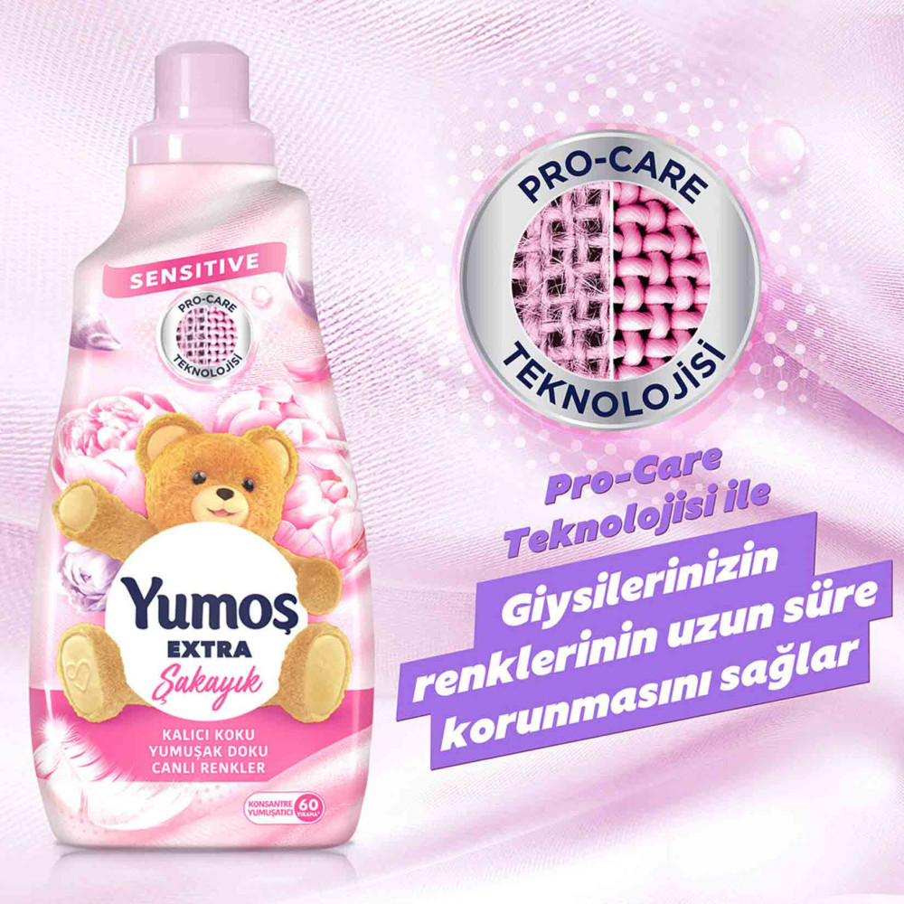 Yumoş Extra Çamaşır Yumuşatıcı 1440 ml Şakayık