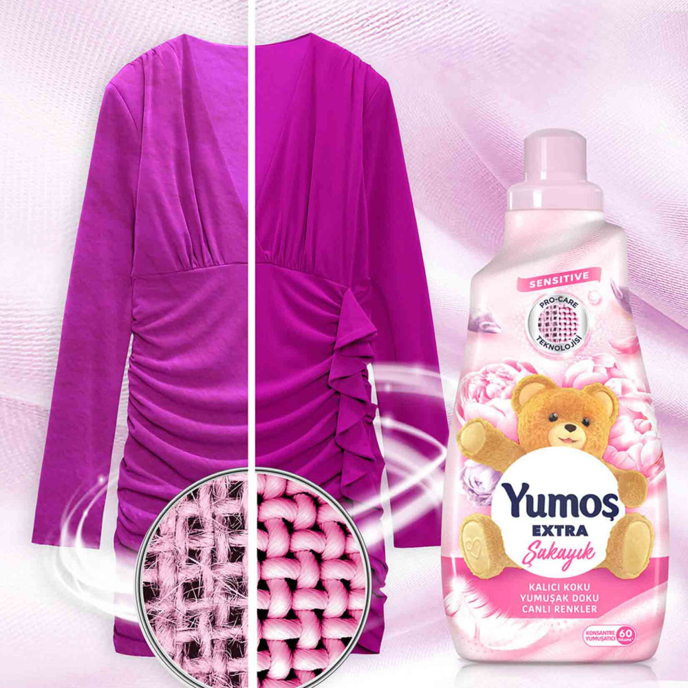 Yumoş Extra Çamaşır Yumuşatıcı 1440 ml Şakayık
