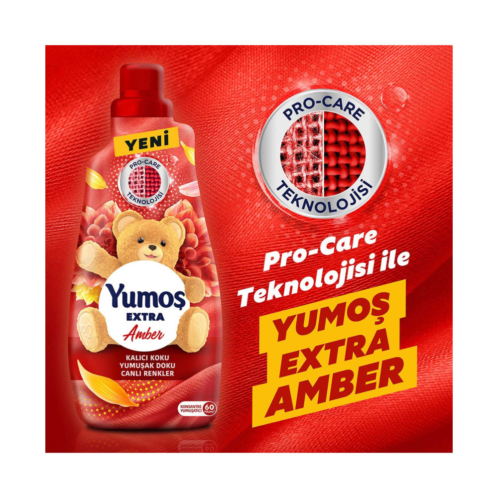 Yumoş Extra Çamaşır Yumuşatıcı 1440 ml Amber