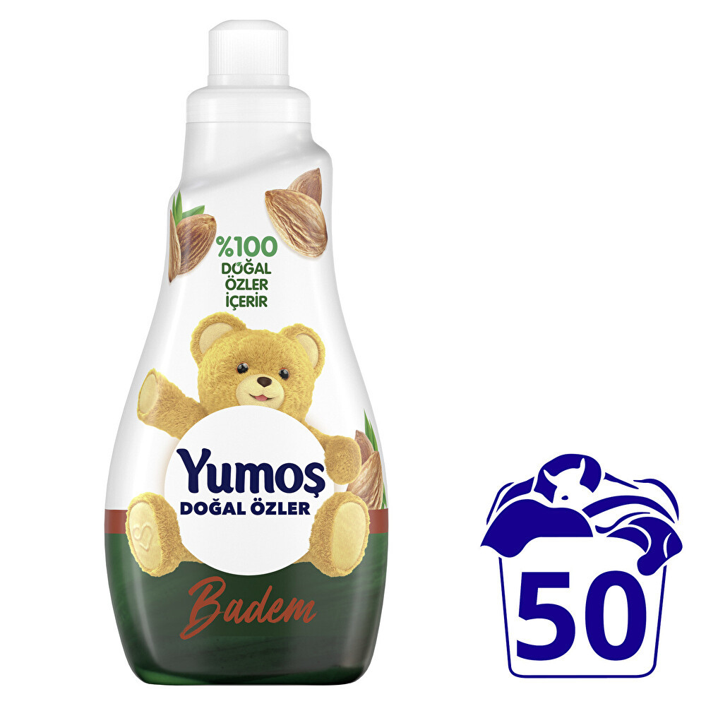 Yumoş Extra Yumoş Doğal Özler Konsantre Çamaşır Yumuşatıcısı Badem 1200 ml 50 Yıkama Yumuşatıcı Fiyatı