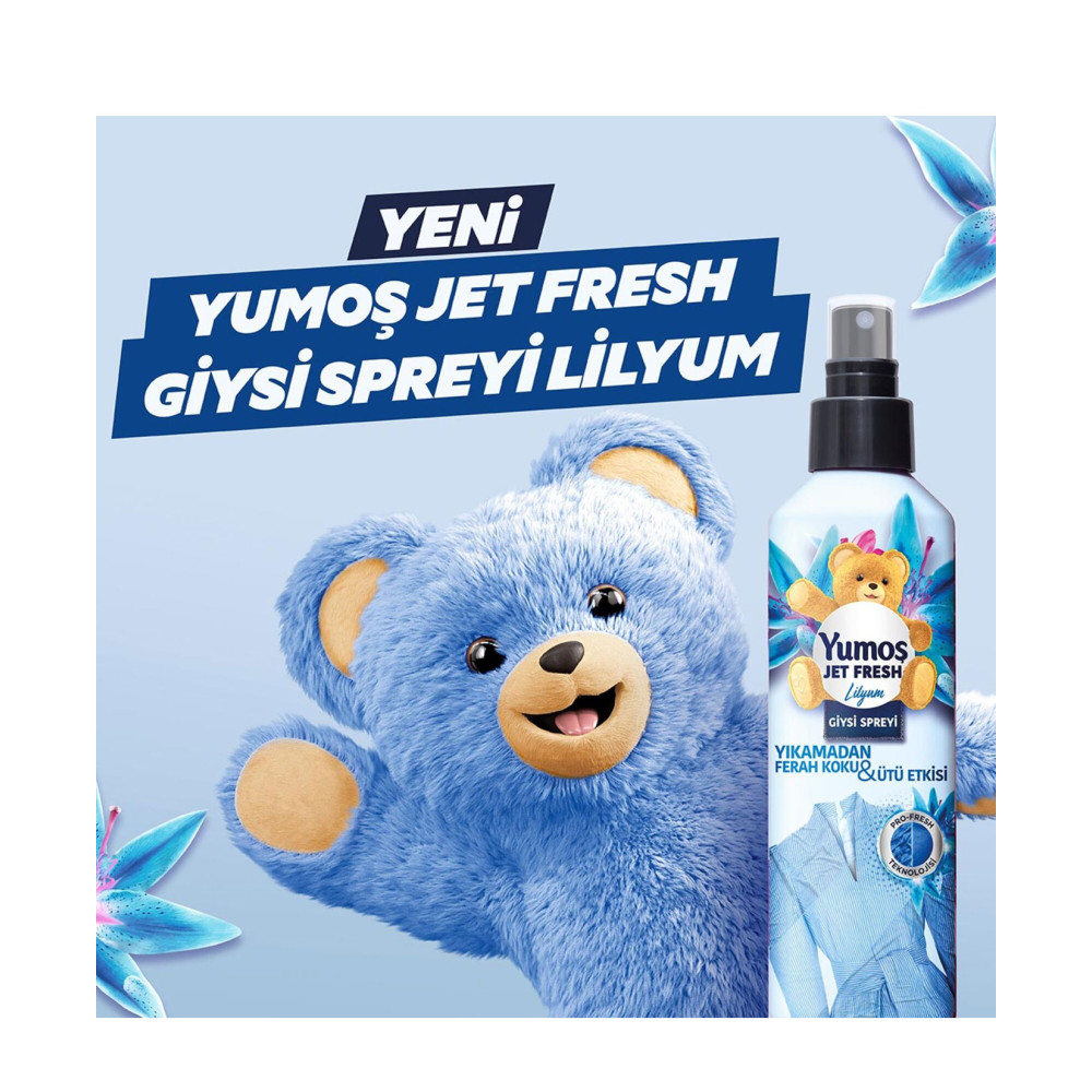 Yumoş Giysi Spreyi 200 ml Lilyum