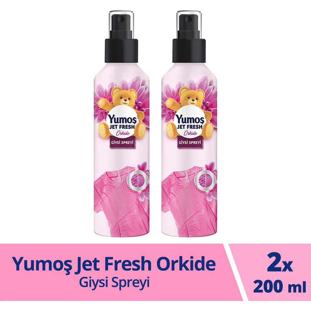 Yumoş Jet Fresh Giysi Spreyi Yıkamadan Ferah Koku ve Ütü Etkisi Orkide 200 ml x2 Yumuşatıcı Fiyatı