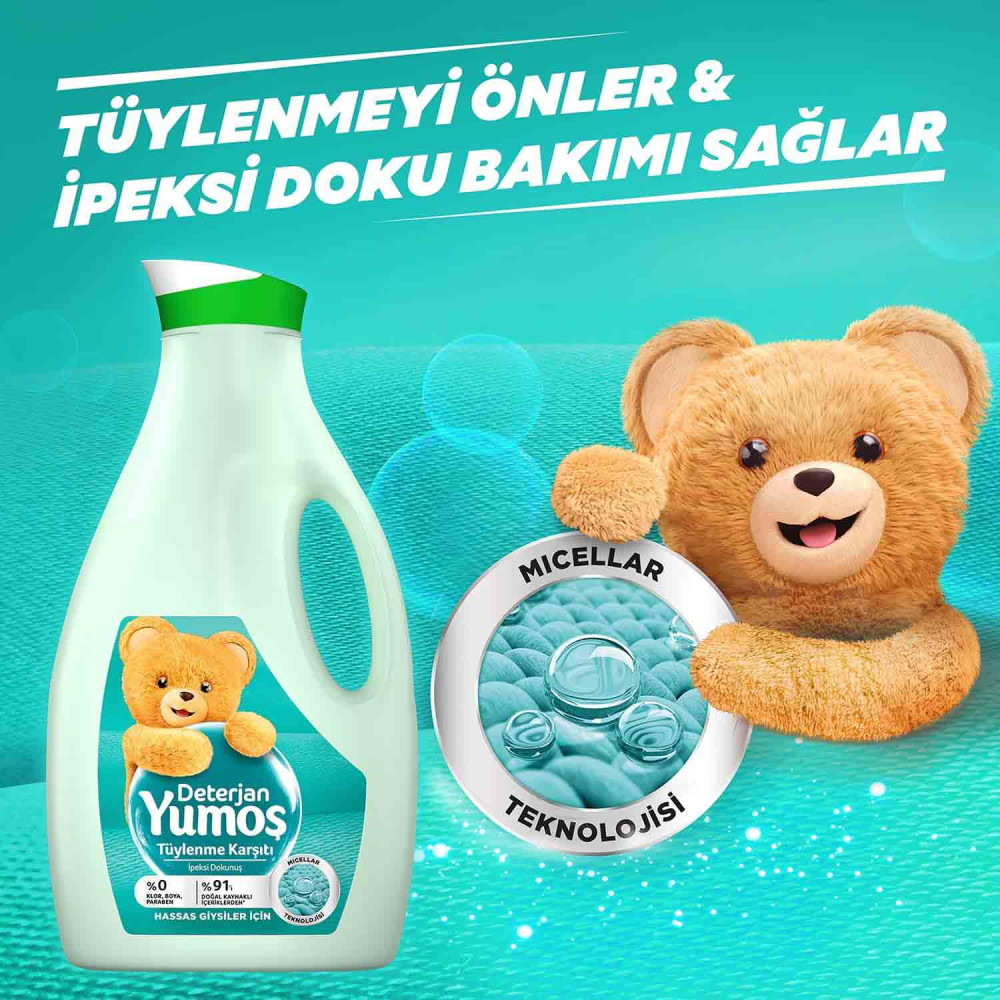 Yumoş Sıvı Çamaşır Deterjanı 2520 ml Narin Bakım