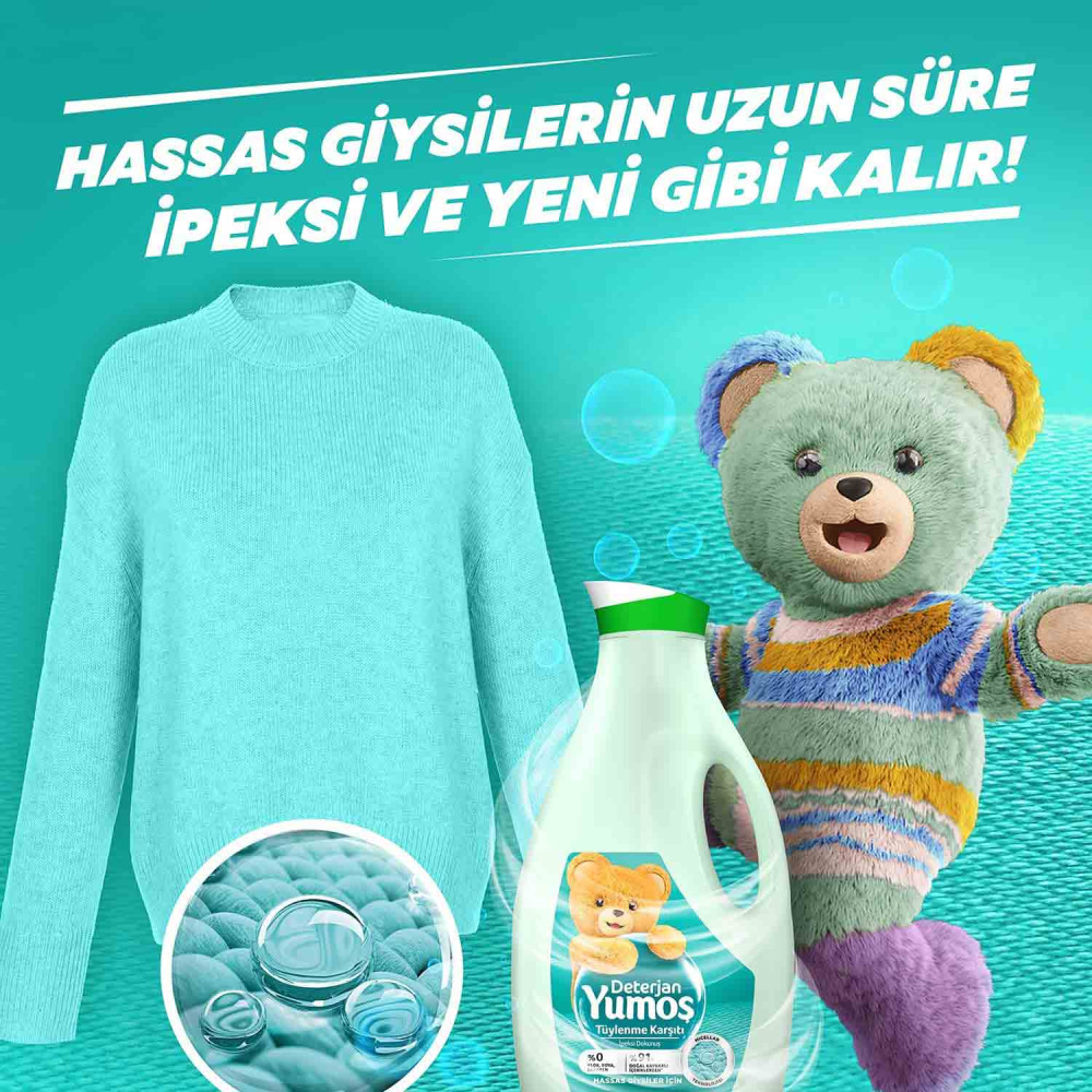 Yumoş Sıvı Çamaşır Deterjanı 2520 ml Narin Bakım