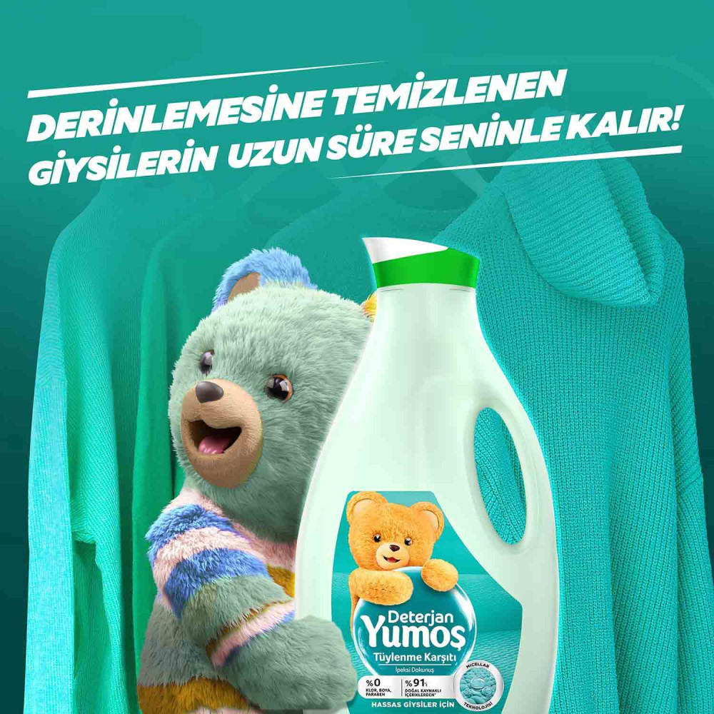 Yumoş Sıvı Çamaşır Deterjanı 2520 ml Narin Bakım