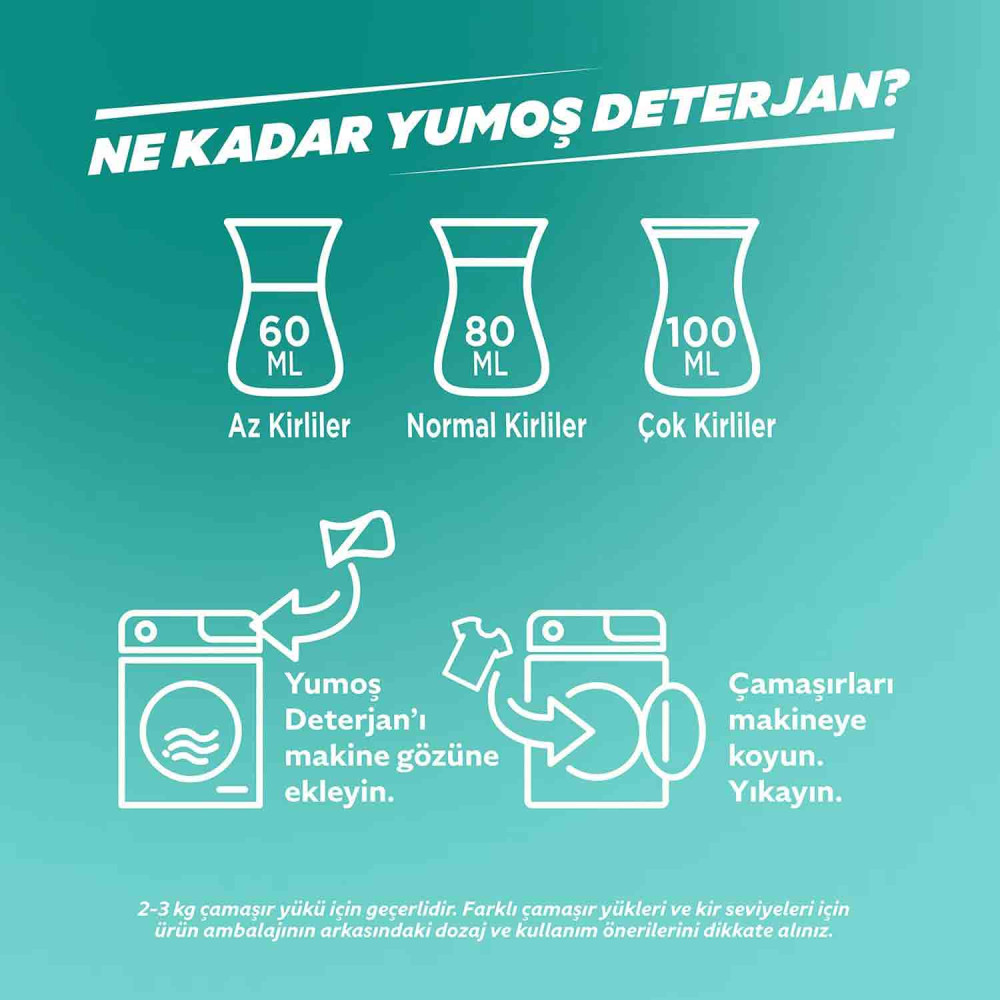 Yumoş Sıvı Çamaşır Deterjanı 2520 ml Narin Bakım