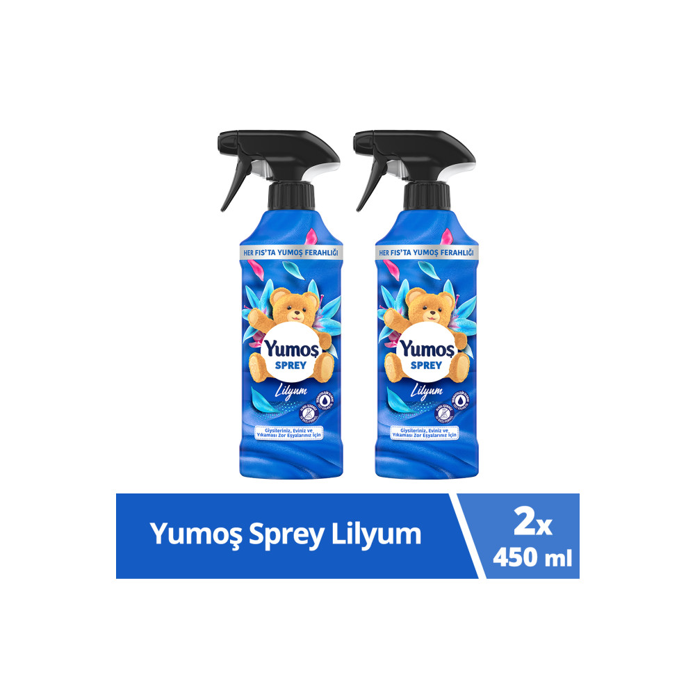 Yumoş Sprey Yıkaması Zor Eşyalar Için Lilyum 450 ml 2 Adet Çamaşır Yıkama Fiyatı