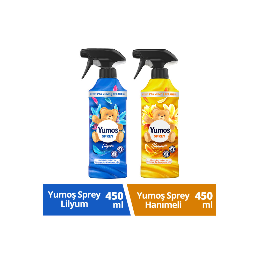 Yumoş Sprey Yıkaması Zor Eşyalar Lilyum 450 ml 1adet Sprey Yıkaması Zor Hanımeli 450 ml 1adet Deterjan ve Temizlik Ürünleri Fiyatı