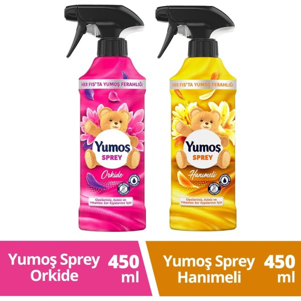 Yumoş Sprey Yıkaması Zor Eşyalar Orkide 450 ml 1ADET Sprey Yıkaması Zor Hanımeli 450 ml 1ADET - 1 lt Oto Boyaları Fiyatı
