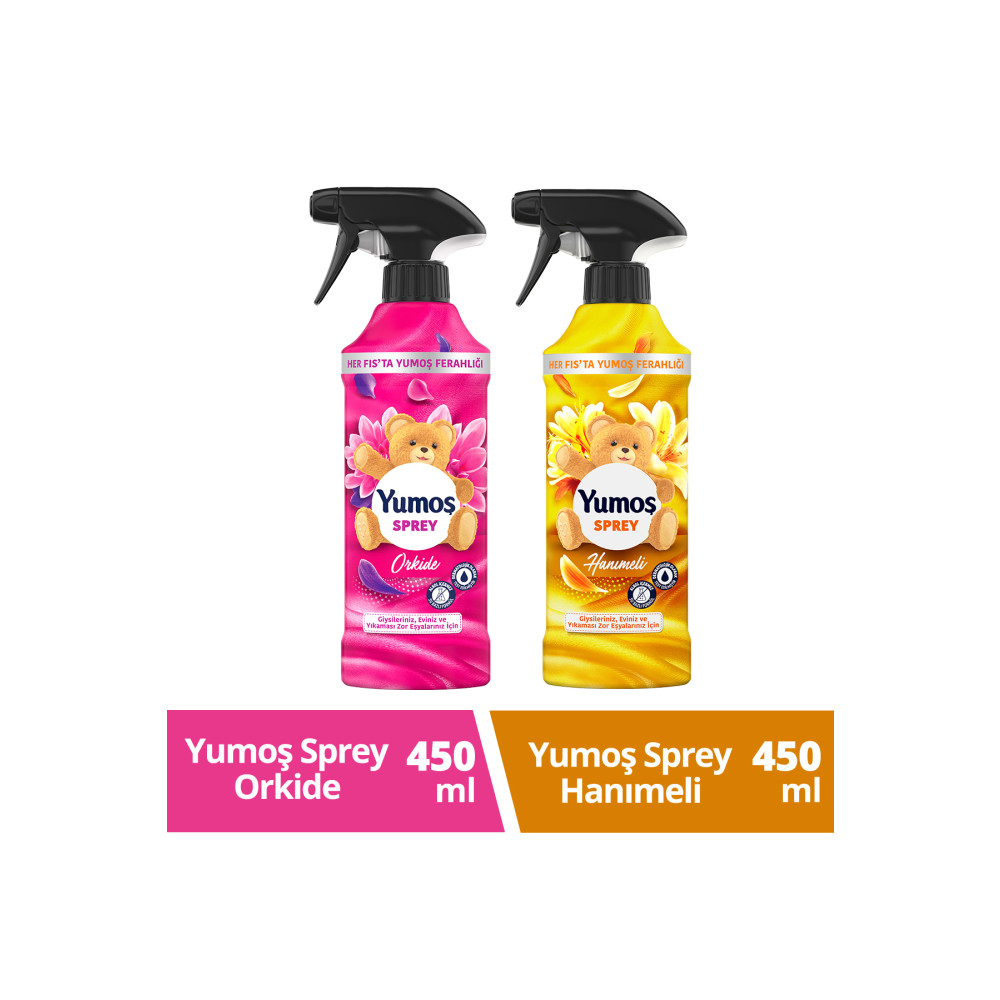 Yumoş Sprey Yıkaması Zor Eşyalar Orkide 450 ml 1adet Sprey Yıkaması Zor Hanımeli 450 ml 1adet Çamaşır Yıkama Fiyatı