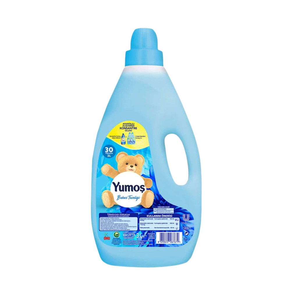 Yumoş Yumuşatıcı 3 lt Bahar Tazeliği Yumuşatıcı Fiyatı