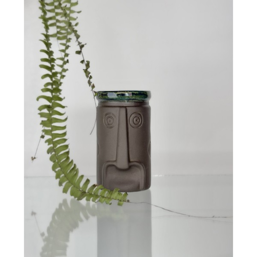 Yumsel Seramik Tiki Mug Serisi El Yapımı Seramik Mug - 420 ml - 1 Adet - Kahverengi Oto Boyaları Fiyatı