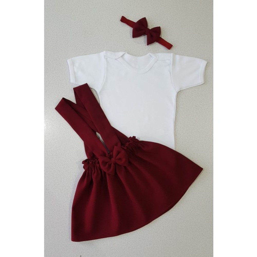 Yumurcak Krep Elbise Bandana ve Badi Takım Elbise Fiyatı