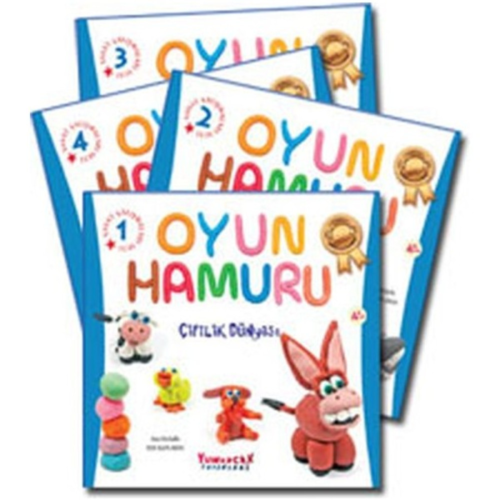 Yumurcak Yayınları Oyun Hamuru Eğitim Seti 4 Kitap - Yumurcak Yayınları Edebiyat Fiyatı