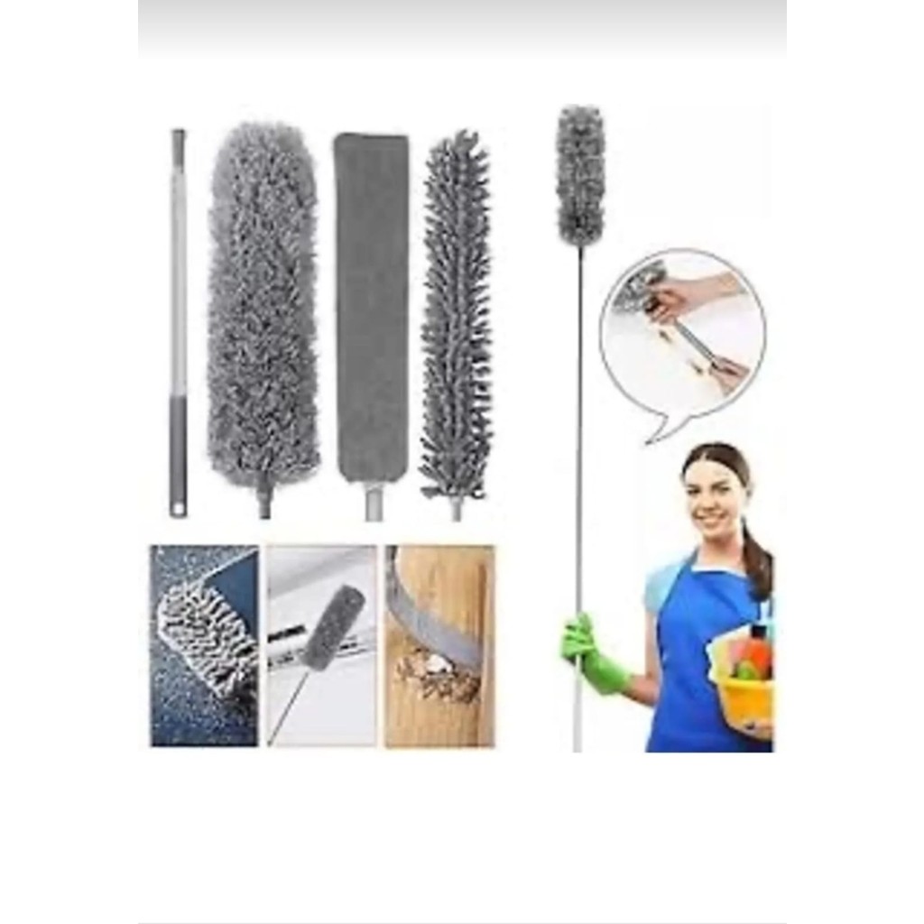 Yumuşak 140CM Mikrofiber Teleskopik Uzayabilen Toz Alma Fırçası 3lü Set Başlıklı Toz Alıcı Diğer Fiyatı