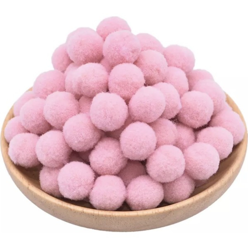 Yumuşak Keçe Peluş Ponpon 2 cm Çap 100'lü Yavruağzı Yardımcı Malzeme Fiyatı