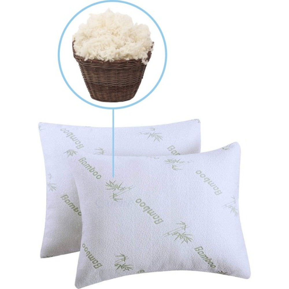 Yün Yastık Saf Doğal Uyku Yastığı Merinos Yünü Antialerjik 1500 gr 2 Adet Özel Çantalı - Beyaz - 50 x 70 cm Yastık Fiyatı