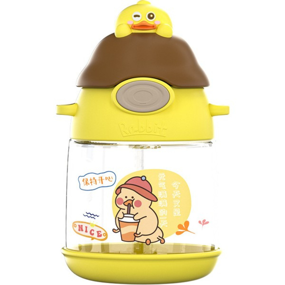 Yundu 2023 Yeni Karikatür Bebek Taşınabilir Açık Büyük Kapasiteli Kayış Bardak Öğrenci Çocuk Pipet Plastik Su Bardağı (Yurt Dışından) Oto Boyaları Fiyatı