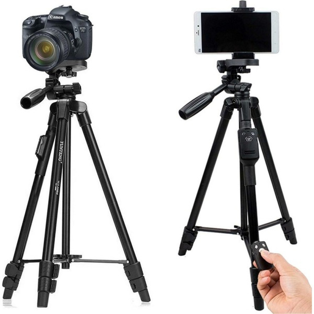 Yungteng 3388 Telefon ve Kamera İçin Bluetooth Kumandalı 146 cm Tripod Tripodlar Fiyatı