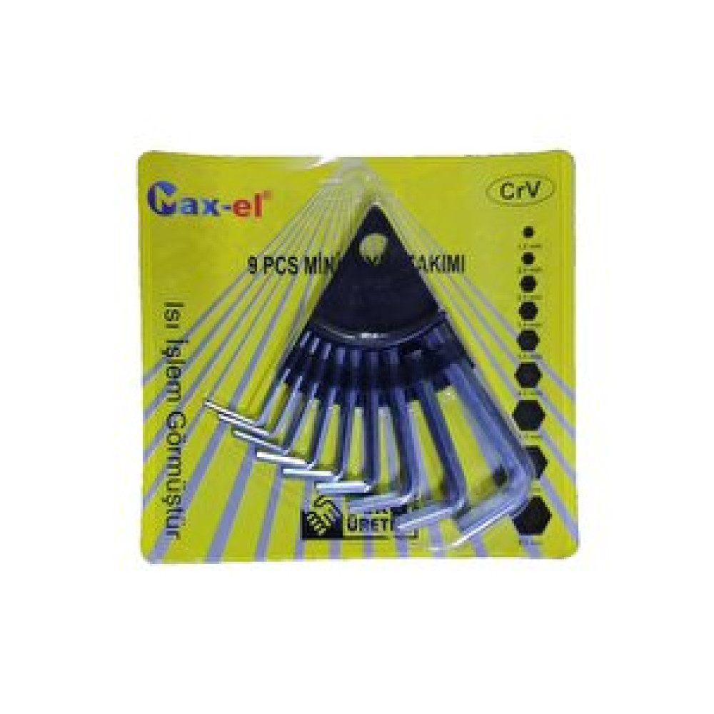 Yunuskayatek 1,5mm-8mm Arası 9 Parça Askı Aparatlı Mini Alyan Seti Anahtar Fiyatı