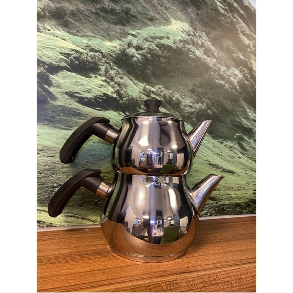 YUNUSOĞLU HOME Antonio Mini Boy Siyah Çaydanlık Takımı 3 Parça Çay / Çaydanlık Setleri Fiyatı