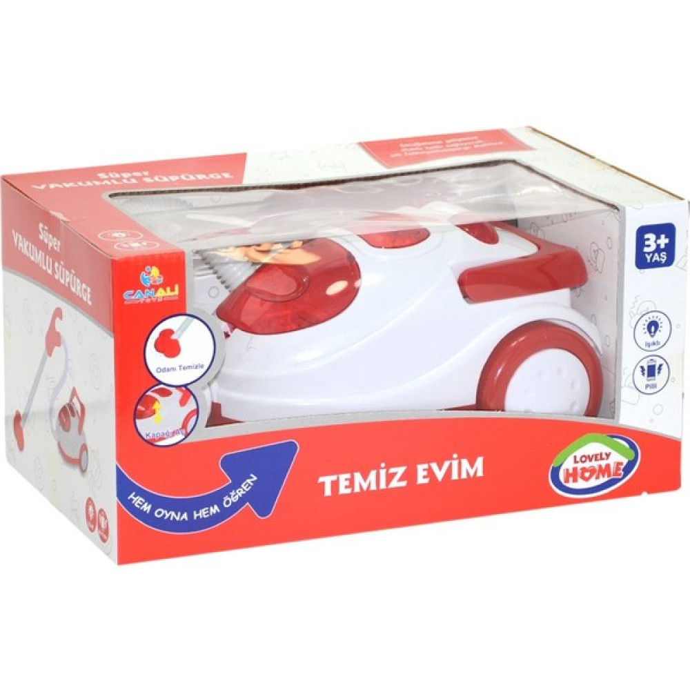 Yuppi Süpürge Oyuncak Pilli - Kırmızı Oyuncak Fiyatı