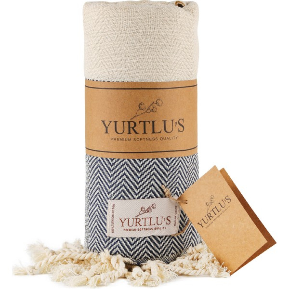 Yurtlus 95 x 180 cm %100 Pamuk Peştemal Plaj ve Banyo Havlusu - Lacivert Peştamal Fiyatı