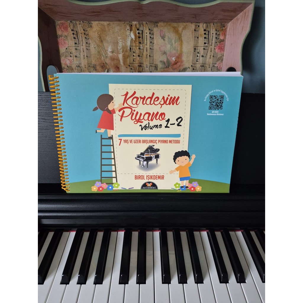 Yurtrenkleri Yayınevi Piyano Metodu Kardeşim Piyano Volume 1-2 Müzik Fiyatı