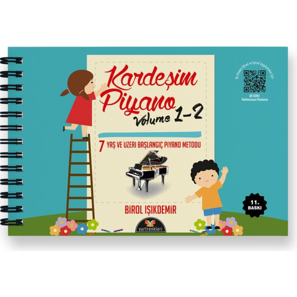 Yurtrenkleri YR-002 Kardeşim Piyano Volume 1-2 - Birol Işıkdemir Müzik Fiyatı