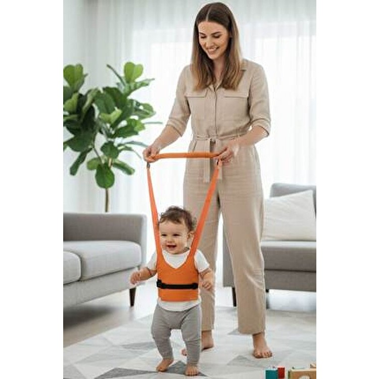 Yürüme Yardımcısı - Belden Kavramalı Baby Walker - Turuncu Yürüteç Fiyatı